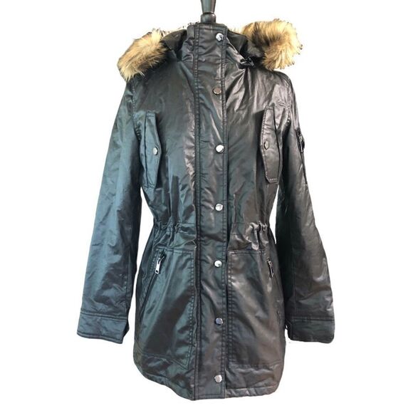 victoria’s Secret Waxed Cotton Parka Size M - Picture 2 of 16